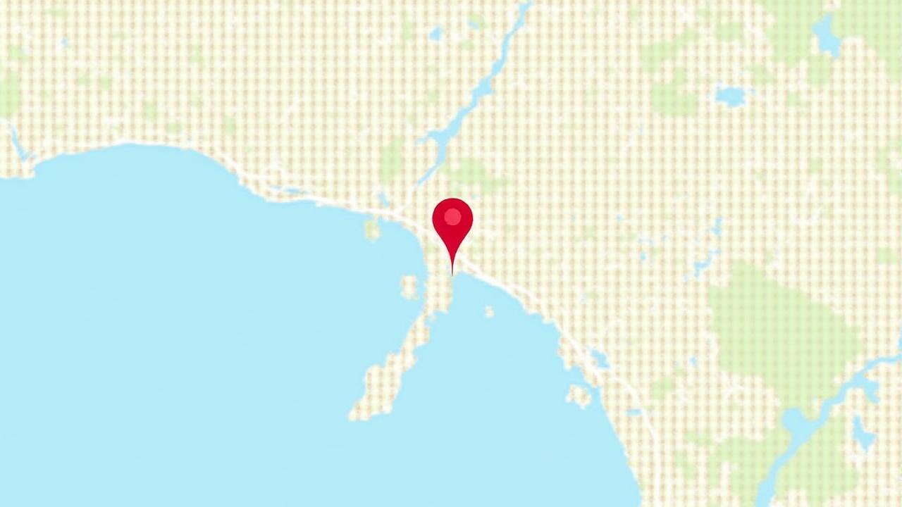 Mappa di Genova con la posizione di Gabbiano Sano in Via delle Grazie