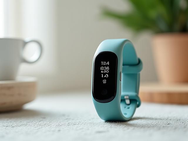 Fitness tracker di media fascia con display chiaro e design sportivo